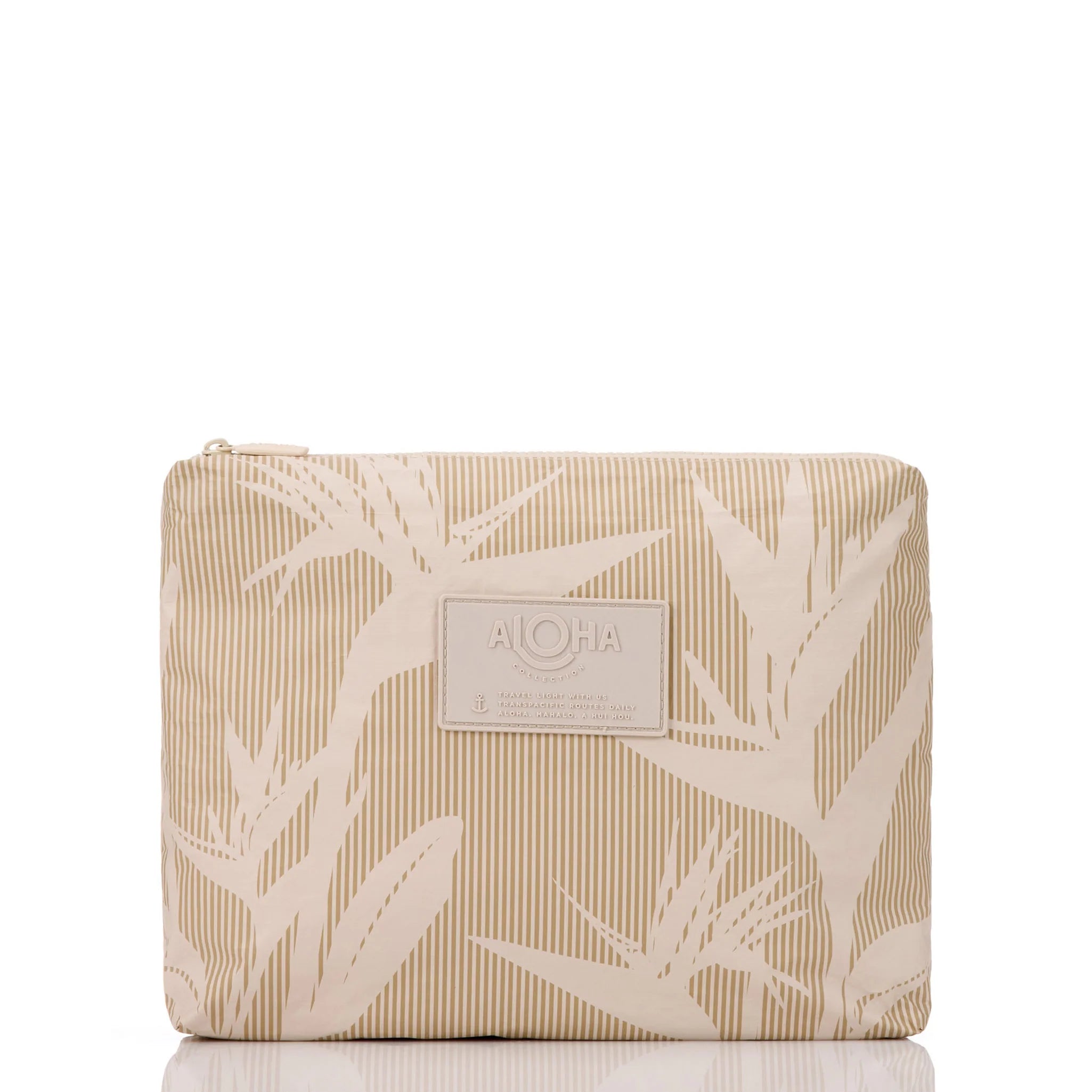 Aloha Paradise Tiny Stripe Mid Iced Coffee/Sandstone