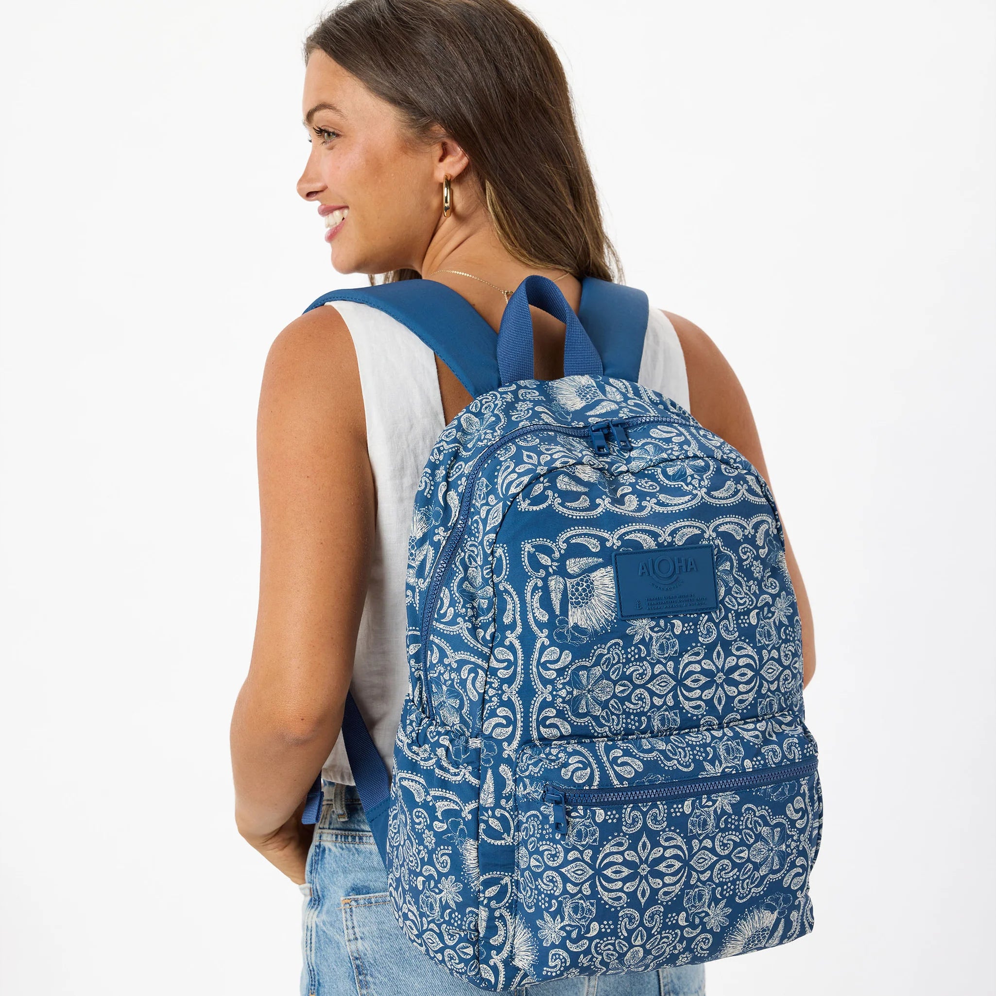 Aloha Keep it Light Backpack in Denim