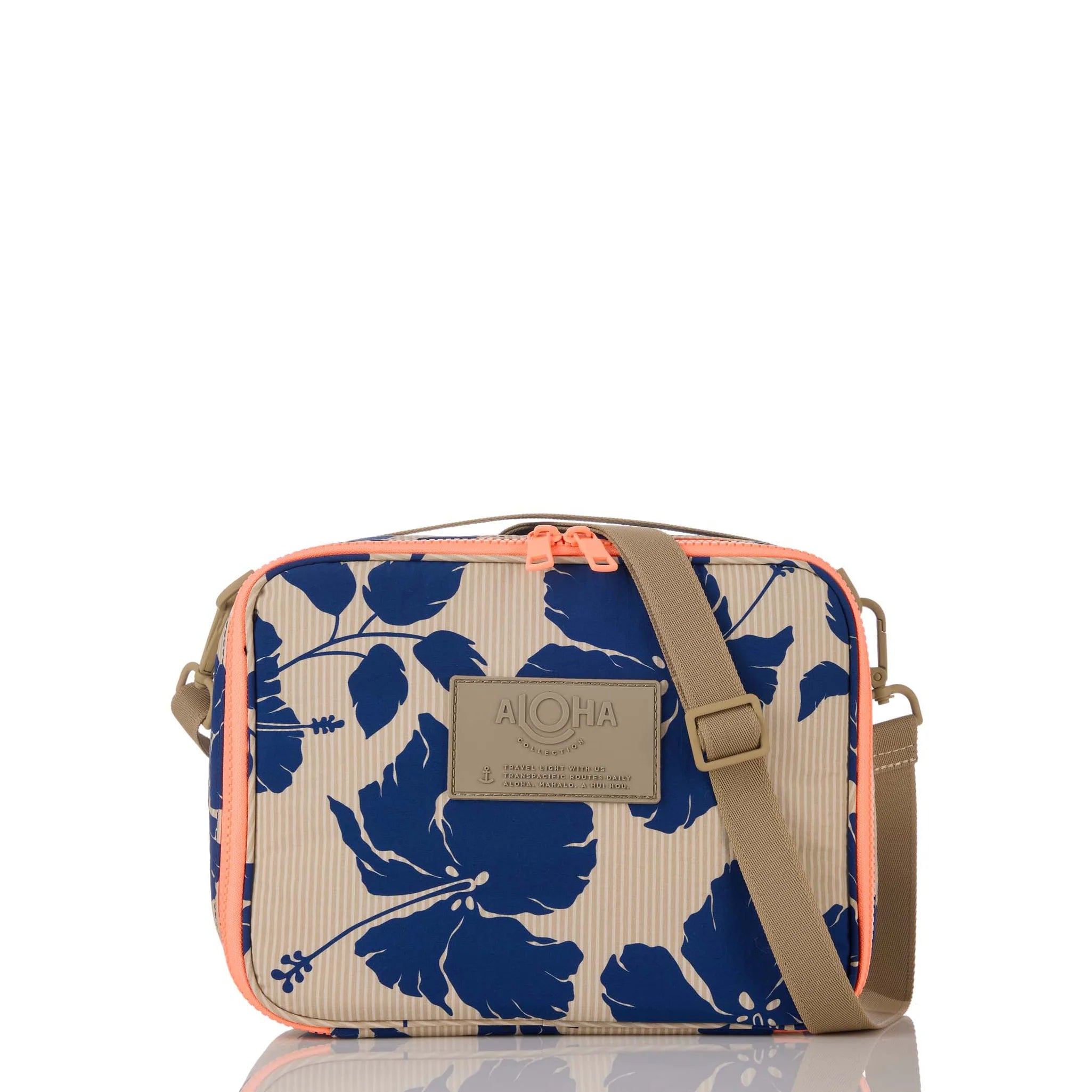 Aloha Salina Tiny Stripe Lunch Box Navy