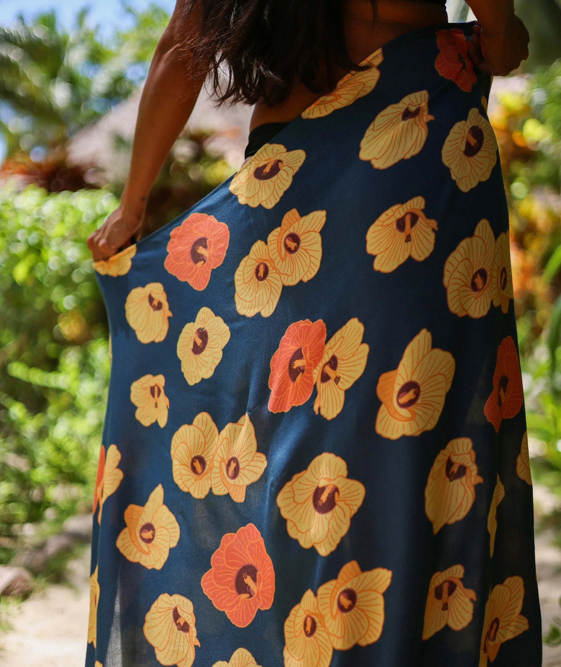 Aloha Pareo Navy Hau