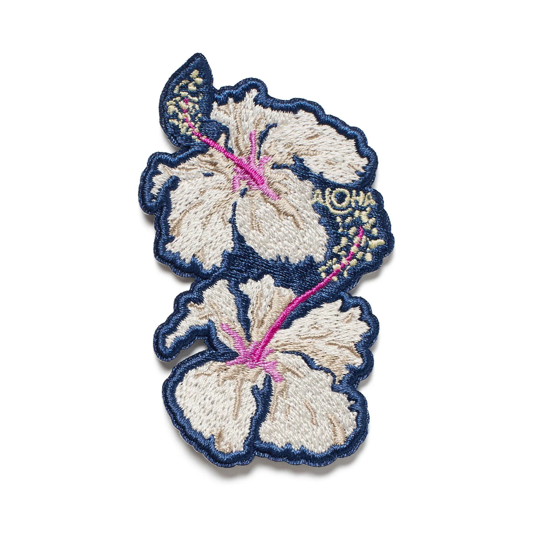 Aloha Tahaa Iron On Patch Ivory
