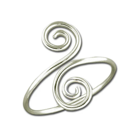 OSOM-STACKER-SS / Snake Swirl Ring