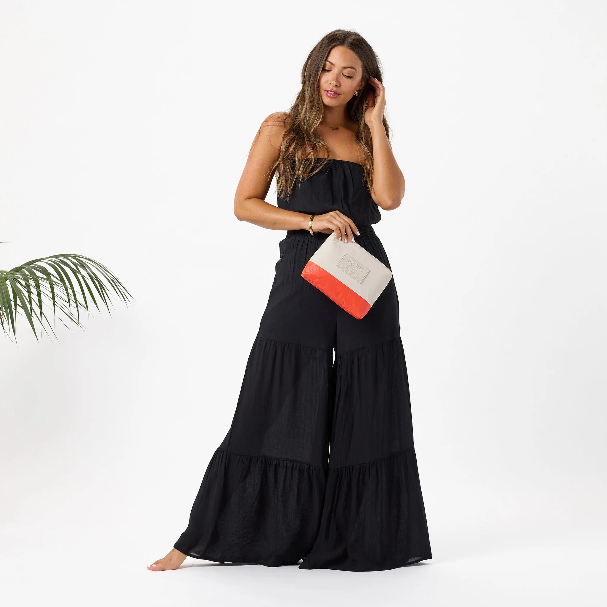 Aloha Dipped Small Pouch in Red Haute