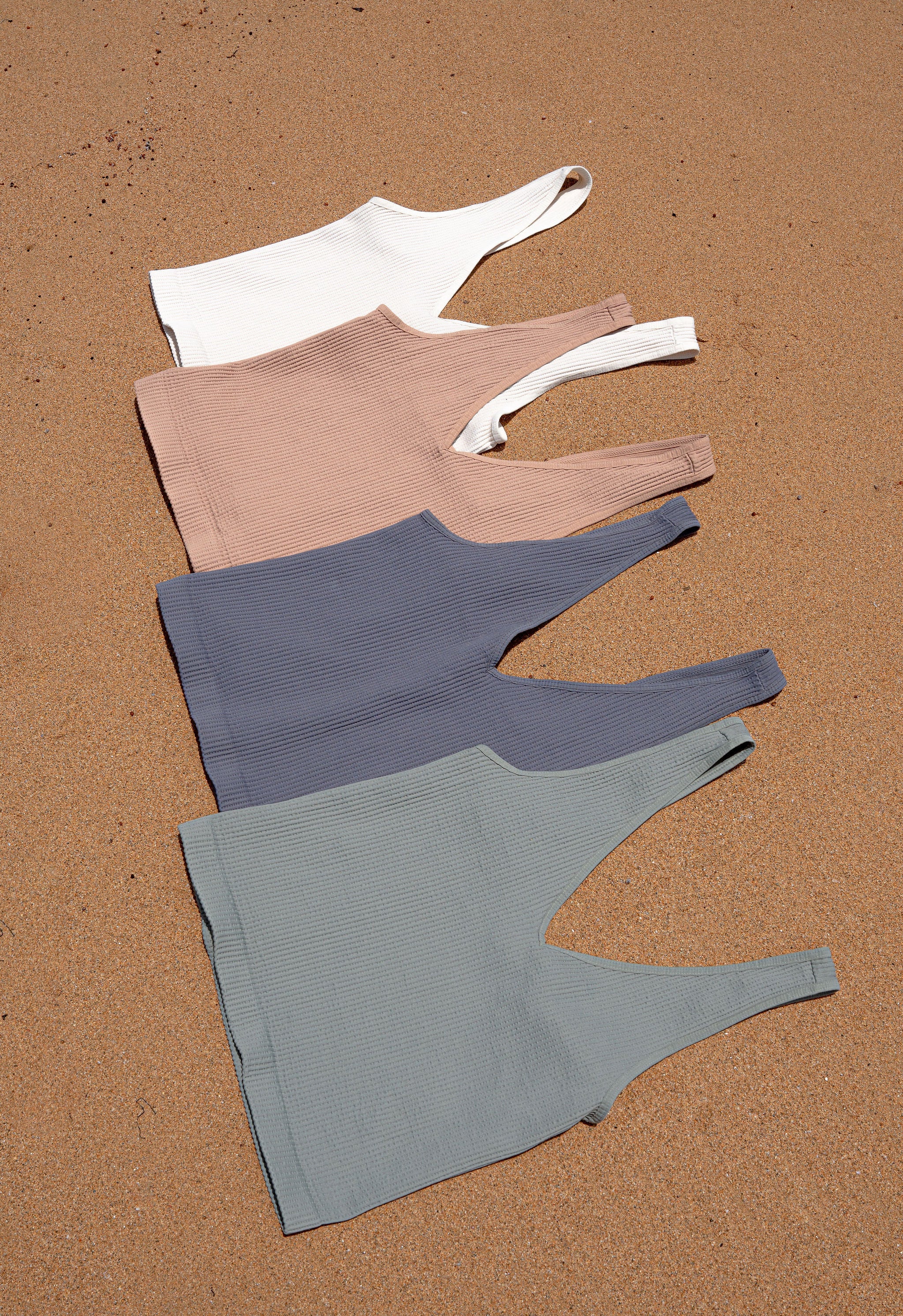 Reversible V Neck Bralette Butter Cream