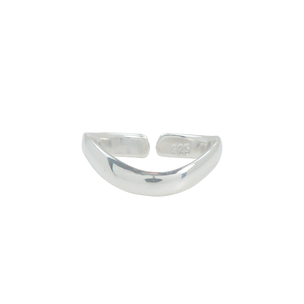 Curved Band Toe Ring