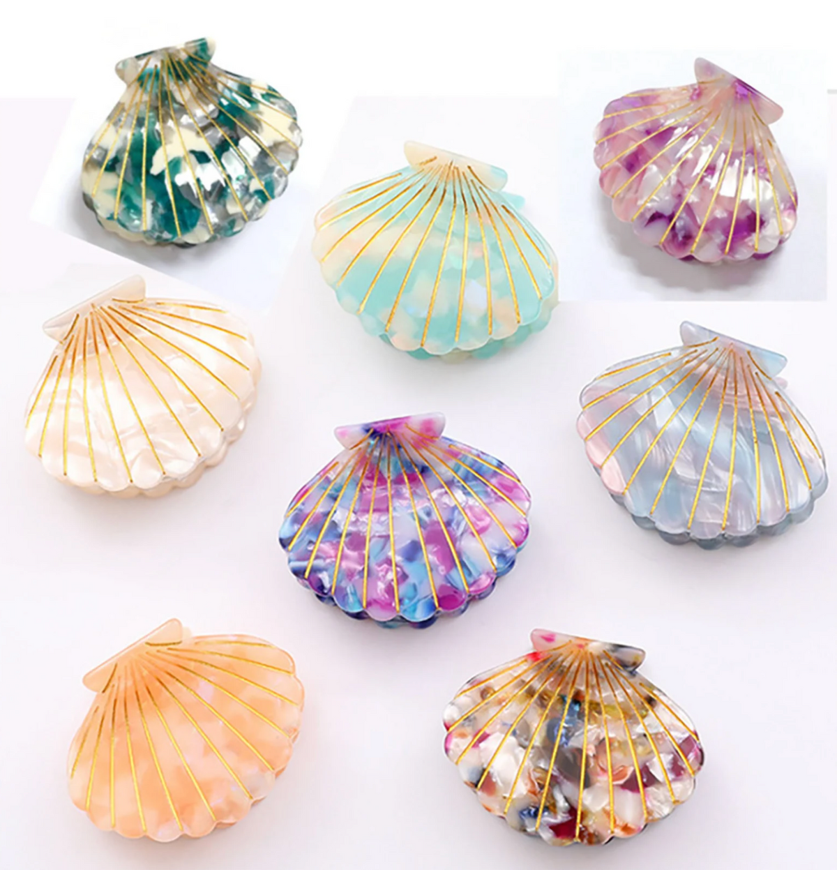 Shell Hair Clip – Ocean State of Mind PR