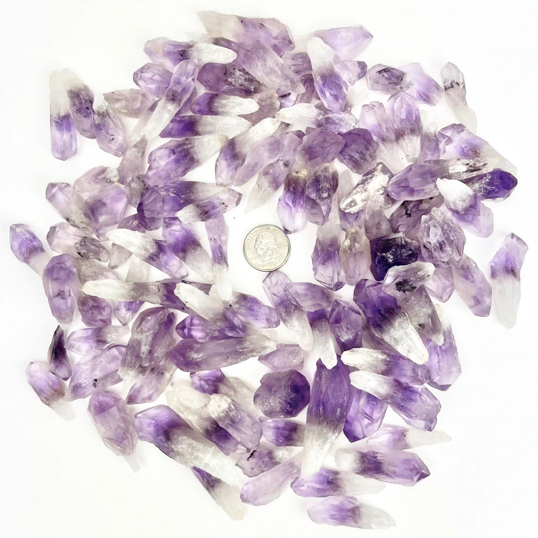 Elestial Point Amethyst Crystal