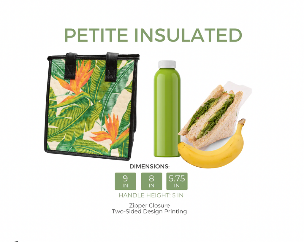 Bestia Green Petite Tropical Insulated Bag