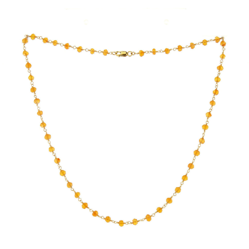 Carnelian Gemstone Necklace
