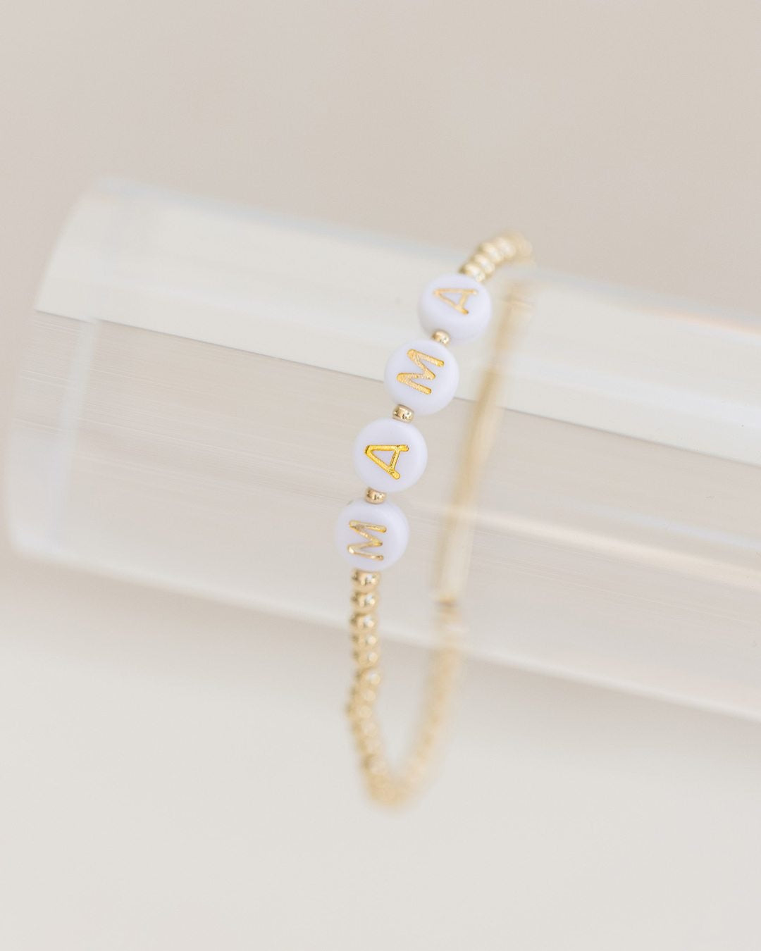 Mama gold ball bracelet