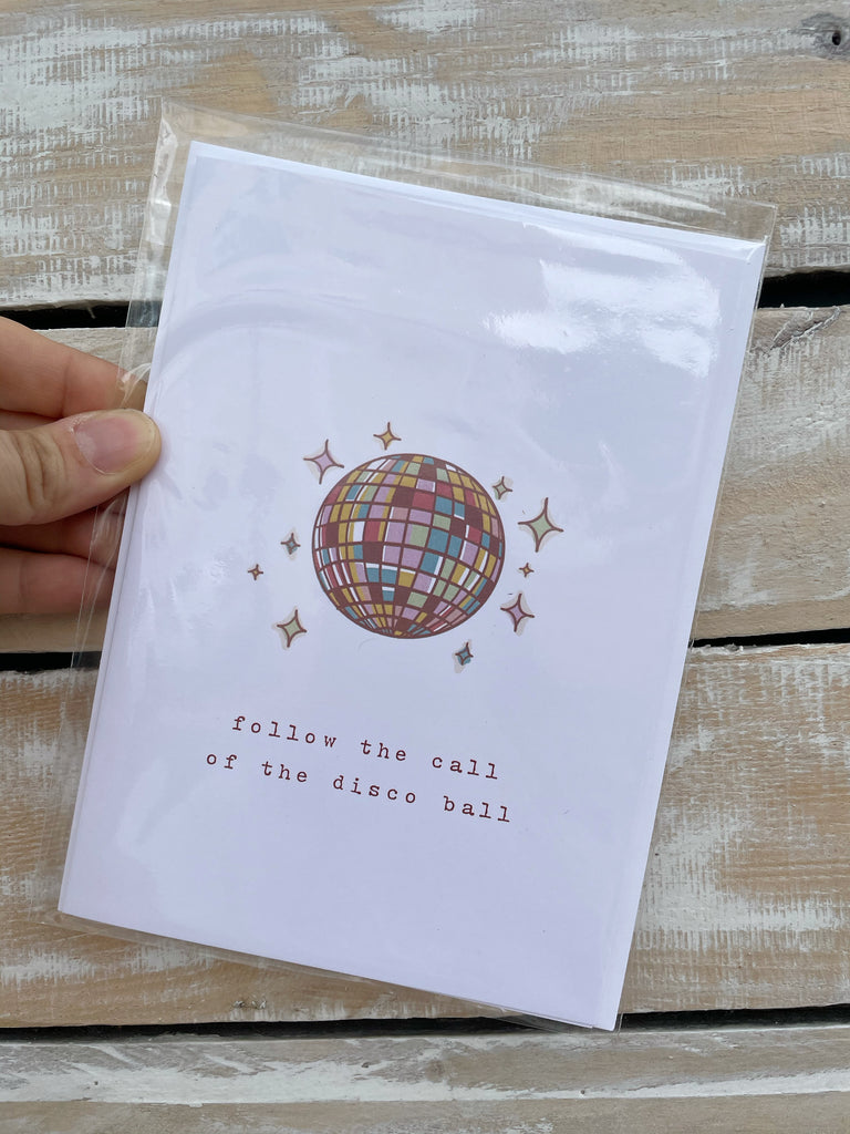 Disco Ball Greeting card