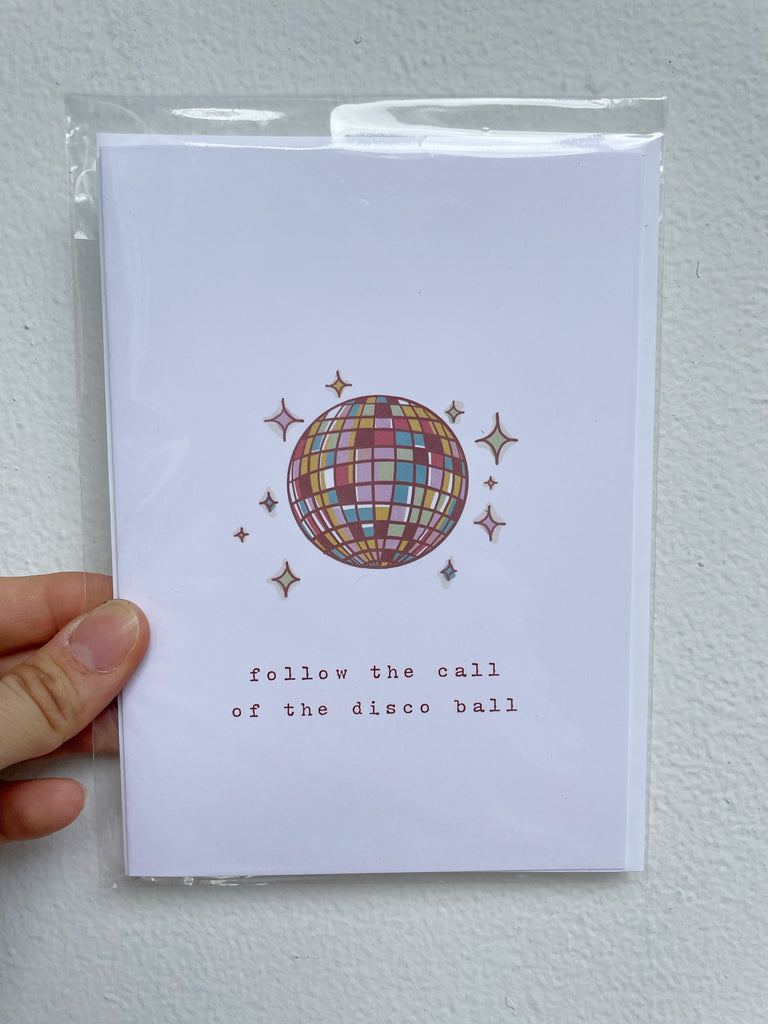 Disco Ball Greeting card
